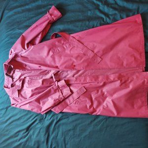 Gorgeous Rose Pink Trench Coat